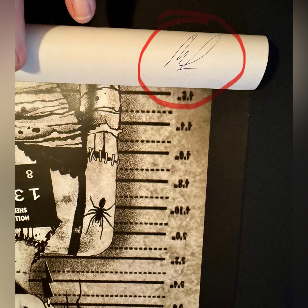 Set of 3 Mugshot Prints Signed by Marcus Jones  Frankenstein, Bride & Nosferatu - Picture 9 of 9